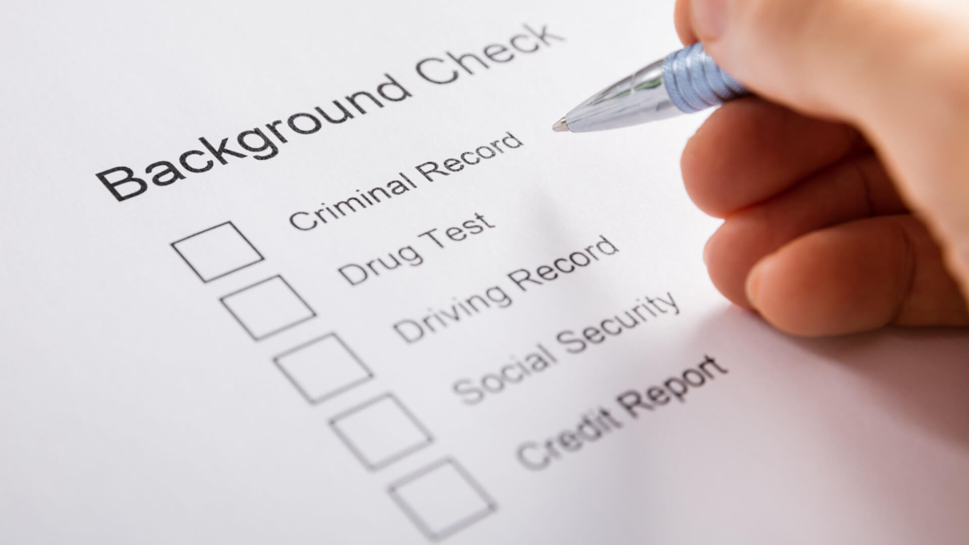 background check